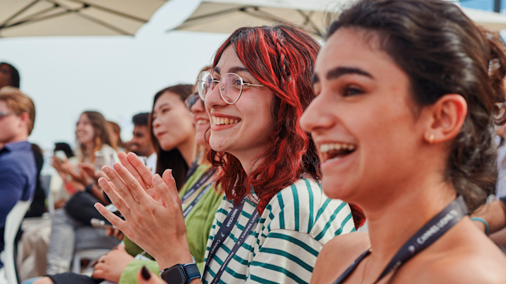 People attend the Roger Hatchuel Student Academy.